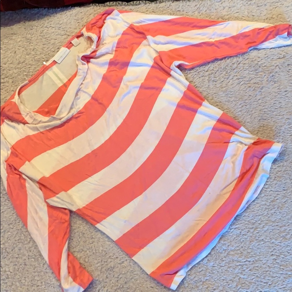 New York and Co. stretch striped shirt